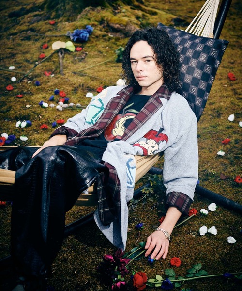 glamb（グラム）の「Glitter Eaten Apple T-shirt / グリッターイートゥンアップルＴシャツ（Tシャツ/カットソー・メンズ・ブラック/ホワイト・S/M/L）」の9枚目の写真