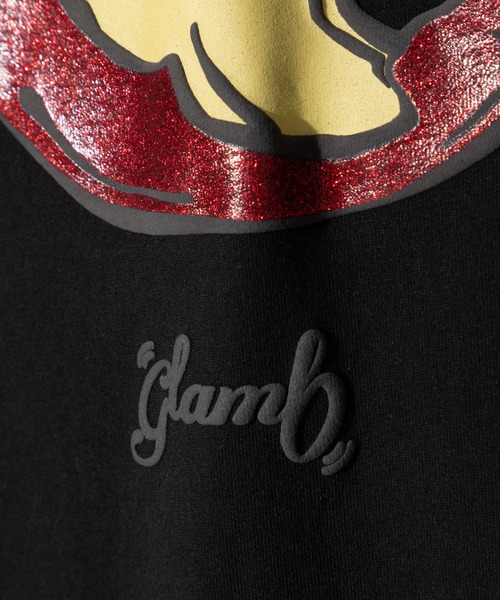 glamb（グラム）の「Glitter Eaten Apple T-shirt / グリッターイートゥンアップルＴシャツ（Tシャツ/カットソー・メンズ・ブラック/ホワイト・S/M/L）」の11枚目の写真