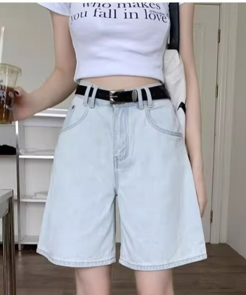 REBALANCE（リバランス）の「レディースハーフデニムパンツ（デニムパンツ・レディース・B/A・X-LARGE/LARGE/MEDIUM）」の8枚目の写真