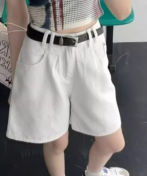 REBALANCE（リバランス）の「レディースハーフデニムパンツ（デニムパンツ・レディース・B/A・X-LARGE/LARGE/MEDIUM）」の12枚目の写真
