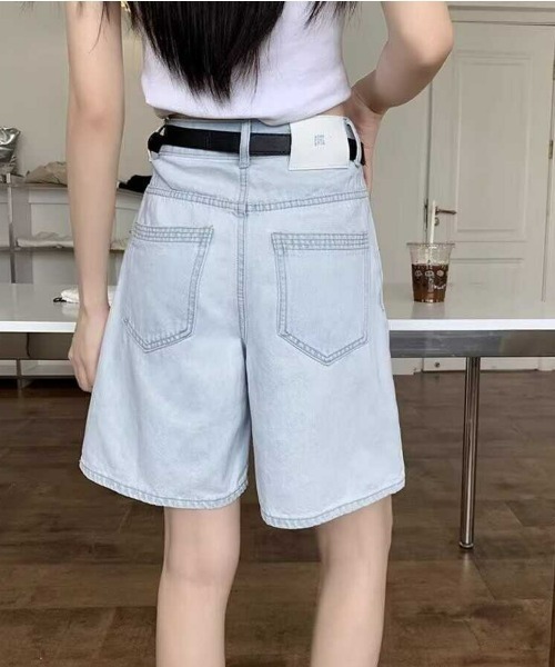 REBALANCE（リバランス）の「レディースハーフデニムパンツ（デニムパンツ・レディース・B/A・X-LARGE/LARGE/MEDIUM）」の5枚目の写真