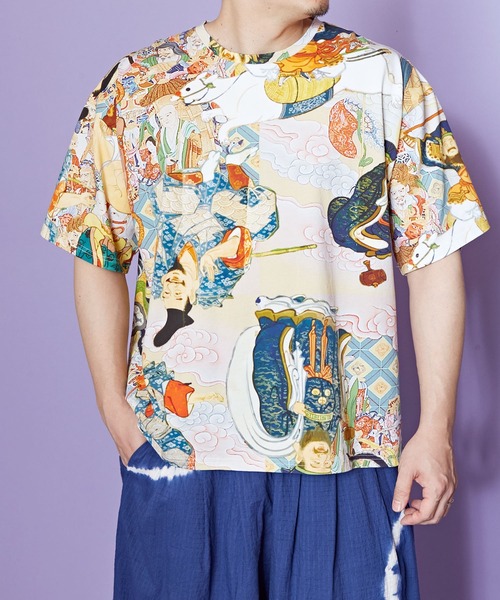 カヤ(カヤ)の「【カヤ】着る、NIPPON ART 浮世色メンズTシャツ(Tシャツ/カットソー・メンズ・その他1/その他2/その他3・FREE)」の6枚目の写真