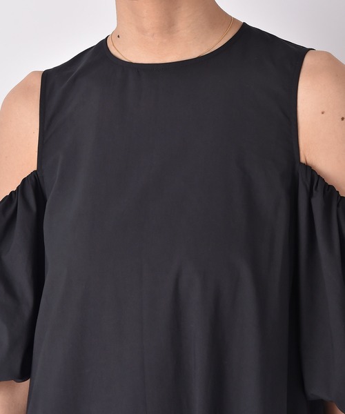 AKTE（アクテ）の「バルーンスリーブボリュームワンピース（ワンピース・レディース・ブラック/レッド・FREE/TALL）」の10枚目の写真