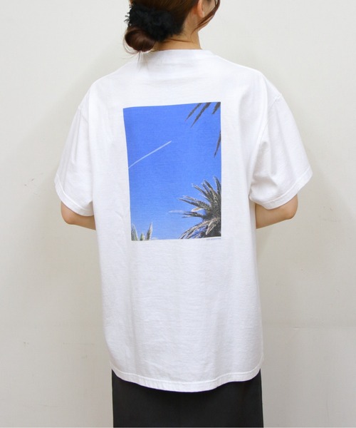 THE SHINZONE（ザ　シンゾーン）の「THE SHINZONE/シンゾーン　プールサイドTEE　POOL SIDE TEE　25MMSCU06（Tシャツ/カットソー・レディース・グレー/ホワイト・FREE）」の6枚目の写真