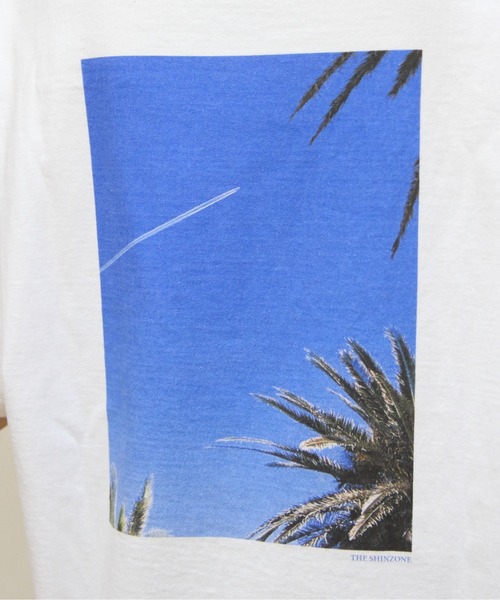 THE SHINZONE（ザ　シンゾーン）の「THE SHINZONE/シンゾーン　プールサイドTEE　POOL SIDE TEE　25MMSCU06（Tシャツ/カットソー・レディース・グレー/ホワイト・FREE）」の9枚目の写真