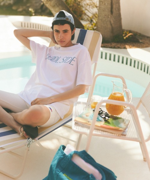 THE SHINZONE（ザ　シンゾーン）の「THE SHINZONE/シンゾーン　プールサイドTEE　POOL SIDE TEE　25MMSCU06（Tシャツ/カットソー・レディース・グレー/ホワイト・FREE）」の10枚目の写真