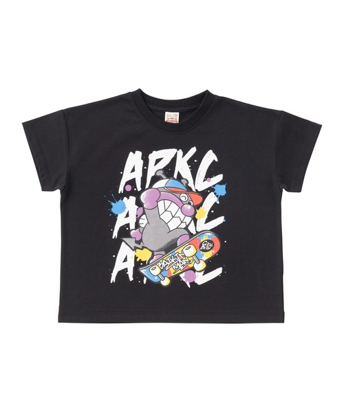 ANPANMAN KIDS COLLECTION(アンパンマンキッズコレクション)の「ばいきんまんコキンちゃんストリートTシャツ(Tシャツ/カットソー・キッズ・オフホワイト/ブラック・90cm/100cm/110cm/120cm)」の7枚目の写真