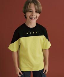 MARNI(マルニ)Kids & Junior ブランドロゴバイカラー半袖Tシャツカットソー