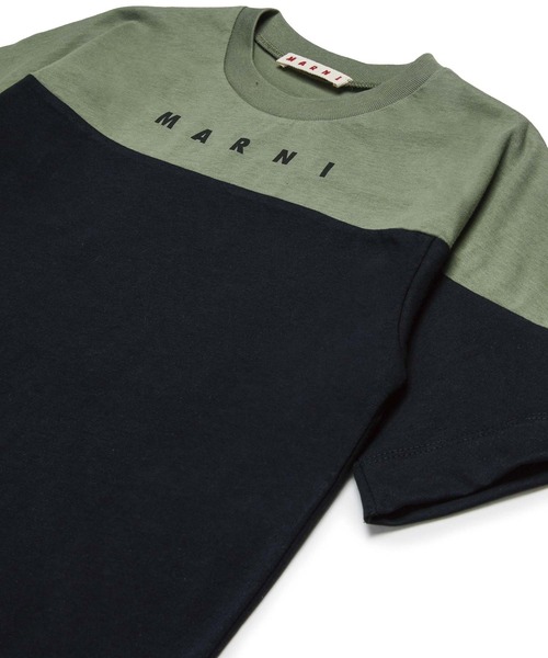 MARNI(マルニ)の「MARNI(マルニ)Kids & Junior ブランドロゴバイカラー半袖Tシャツカットソー(Tシャツ/カットソー・キッズ・ライトイエロー・14Y)」の11枚目の写真