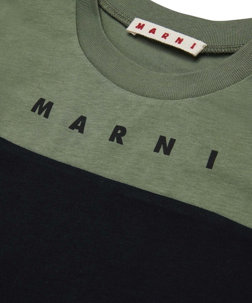 MARNI(マルニ)の「MARNI(マルニ)Kids & Junior ブランドロゴバイカラー半袖Tシャツカットソー(Tシャツ/カットソー・キッズ・ライトイエロー・14Y)」の12枚目の写真