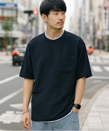 【2点セット】ポケ付きTシャツxタンクトップセット