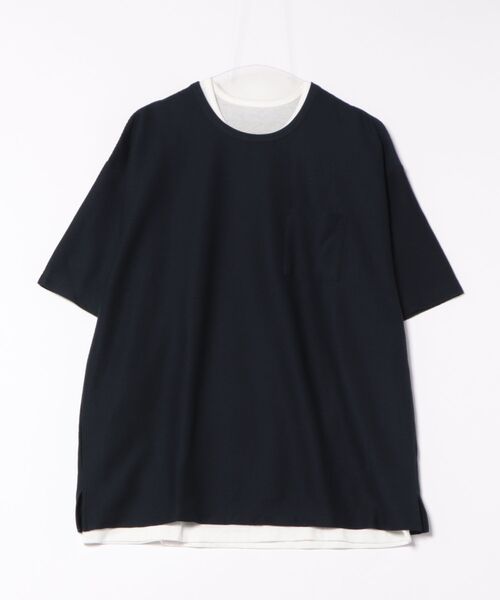 VENCEEXCHANGE(ヴァンスエクスチェンジ)の「【2点セット】ポケ付きTシャツxタンクトップセット(Tシャツ/カットソー・メンズ・ネイビー/ベージュ/オリーブ・M/L/S/LL)」の12枚目の写真