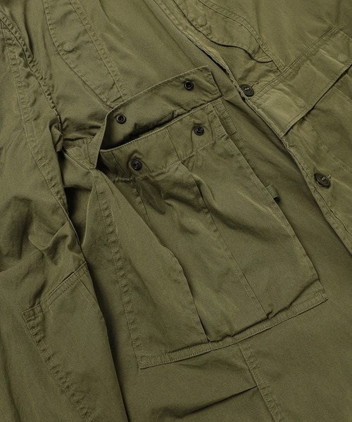 セール】「NEEDLES」W-NAME REBUILD MILITALLY COAT KHAKI（ステン
