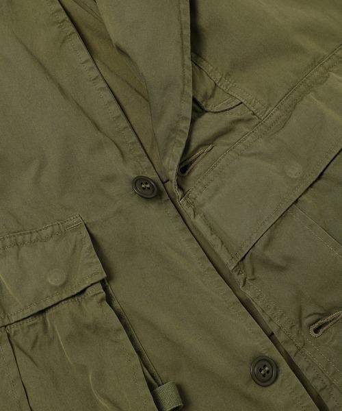 セール】「NEEDLES」W-NAME REBUILD MILITALLY COAT KHAKI（ステン