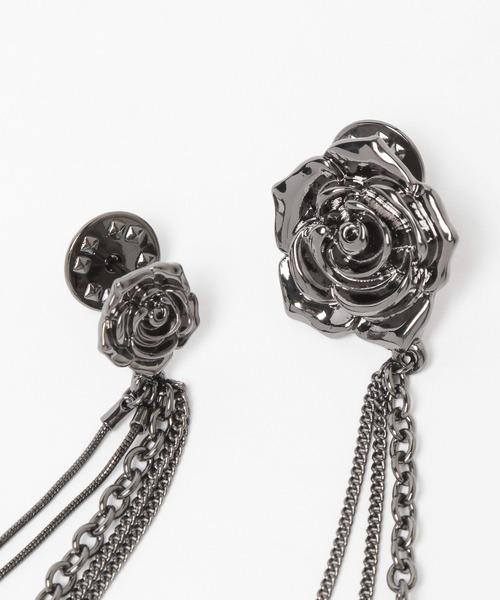 HARE（ハレ）の「モチーフチェーンブローチ(HARE)（ブローチ/コサージュ・レディース・ブラック/シルバー/シルバー系その他・FREE）」の8枚目の写真