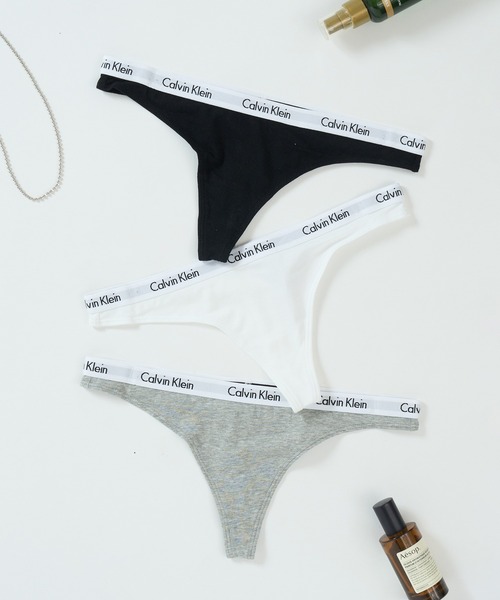 Calvin Klein(カルバン・クライン)の「【Calvin Klein】3セットTバックショーツ QP1259O パンツ(ショーツ・レディース・その他1/その他2・XS/S/M)」の2枚目の写真
