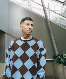 Subciety | Line crewman sweatshirt(ニット/セーター)