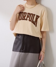 COLLAGE GALLARDAGALANTE | NOR FOLK半袖ロゴT(Tシャツ/カットソー)