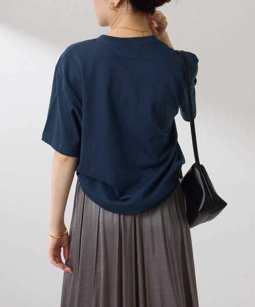 COLLAGE GALLARDAGALANTE(コラージュガリャルダガランテ)の「【OT】NOR FOLK半袖ロゴT(Tシャツ/カットソー・レディース・ネイビー/サンドベージュ・FREE)」の17枚目の写真