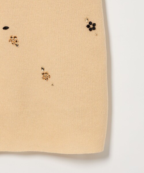 EMMEL REFINES（エメルリファインズ）の「＜EMMEL REFINES＞EM フラワービジュー ニット スカート（スカート・レディース・ブラック/ベージュ・S/M）」の22枚目の写真