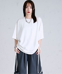 Ellno Loset | サイドドロストポンチTシャツ(Tシャツ/カットソー)