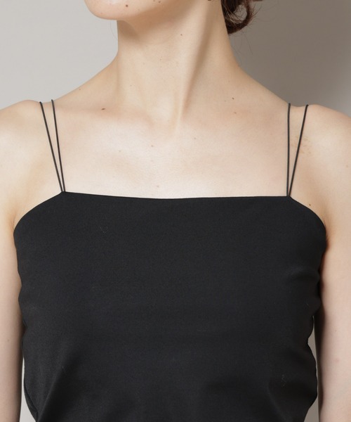 NANO universe（ナノユニバース）の「ストレッチポンチカップ付きベアトップキャミソール（キャミソール・レディース・ホワイト・S/M）」の19枚目の写真