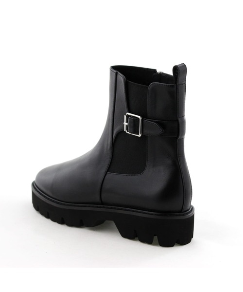 HIMIKO(ヒミコ)の「【HIMIKO】【撥水】トラックソールサイドゴアベルトブーツ/651406(ブーツ・レディース・ブラック/ダークブラウン/ブラウン・23.5cm/22.5cm/22.0cm/26.0cm/25.5cm/23.0cm/26.5cm/25.0cm/24.5cm/24.0cm/21.5cm)」の4枚目の写真