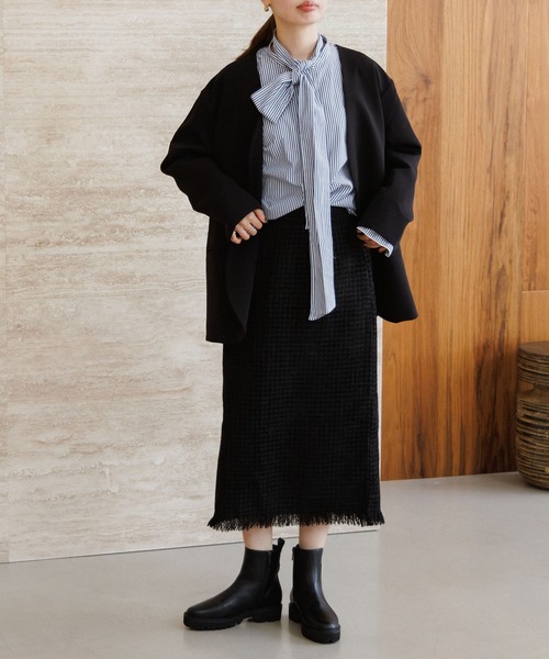 HIMIKO(ヒミコ)の「【HIMIKO】【撥水】トラックソールサイドゴアベルトブーツ/651406(ブーツ・レディース・ブラック/ダークブラウン/ブラウン・23.5cm/22.5cm/22.0cm/26.0cm/25.5cm/23.0cm/26.5cm/25.0cm/24.5cm/24.0cm/21.5cm)」の10枚目の写真