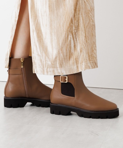 HIMIKO(ヒミコ)の「【HIMIKO】【撥水】トラックソールサイドゴアベルトブーツ/651406(ブーツ・レディース・ブラック/ダークブラウン/ブラウン・23.5cm/22.5cm/22.0cm/26.0cm/25.5cm/23.0cm/26.5cm/25.0cm/24.5cm/24.0cm/21.5cm)」の18枚目の写真