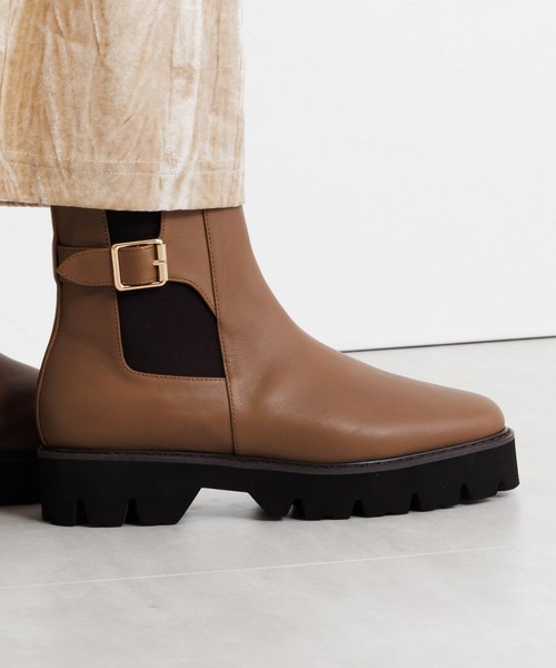 HIMIKO(ヒミコ)の「【HIMIKO】【撥水】トラックソールサイドゴアベルトブーツ/651406(ブーツ・レディース・ブラック/ダークブラウン/ブラウン・23.5cm/22.5cm/22.0cm/26.0cm/25.5cm/23.0cm/26.5cm/25.0cm/24.5cm/24.0cm/21.5cm)」の16枚目の写真