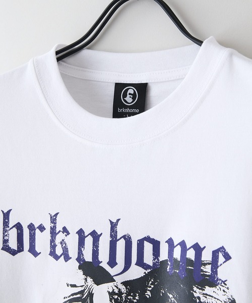 brknhome(ブロークンホーム)の「【brknhome/ブロークンホーム】アーティスティック オーバーサイズ プリントTシャツ(Tシャツ/カットソー・メンズ・ホワイト/ブラック・MEDIUM/LARGE)」の9枚目の写真