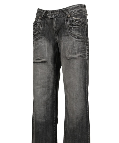 Jaded London(ジェイデッドロンドン)の「HUNTER JEAN(その他パンツ・レディース・グレー・25/ 26/28)」の4枚目の写真