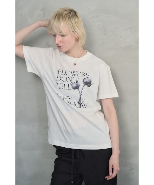 セール】Flower Tshirt フラワーTシャツ（Tシャツ/カットソー