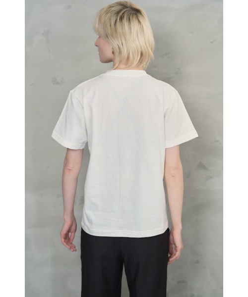 Muel Chic(ミュエルシック)の「Flower Tshirt フラワーTシャツ(Tシャツ/カットソー・レディース・ライトピンク/オフホワイト/ベージュ・FREE)」の6枚目の写真