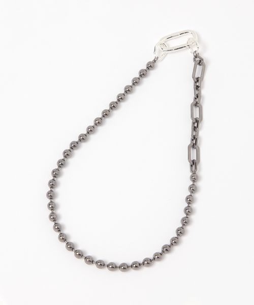 PAGEBOY(ページボーイ)の「BIGリンクチェーンネックレス(ネックレス・レディース・シルバー/ブラック・FREE)」の7枚目の写真