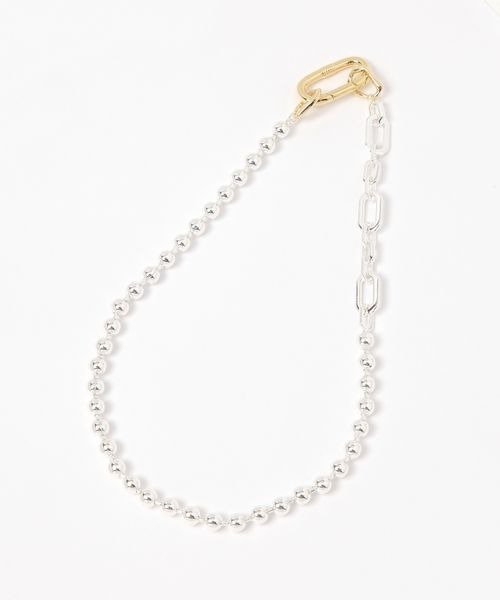 PAGEBOY(ページボーイ)の「BIGリンクチェーンネックレス(ネックレス・レディース・シルバー/ブラック・FREE)」の9枚目の写真