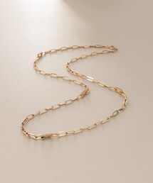 COCOSHNIK（ココシュニック）の「K10ダイヤモンド 中空プリムダイヤステーション ネックレス（ネックレス）」