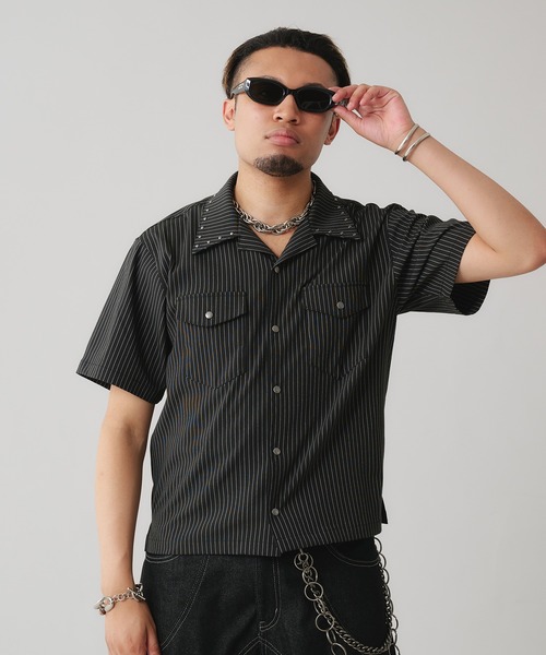 【最終値下げ】 Ander Hunk スタッズデザインリジットカーブデニム 最終値下げ】 Ander Hunk スタッズデザインリジットカーブデニム