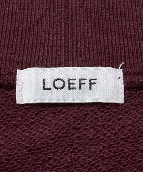 LOEFF＞コットン スウェット プルオーバー UNISEX（スウェット