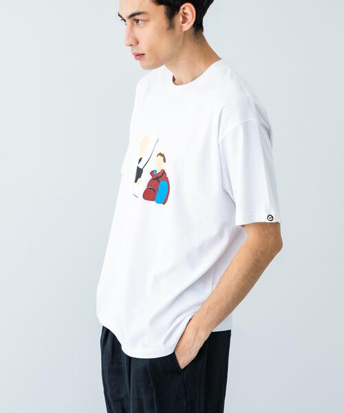 cotton pan（コットンパン）の「COTTON PAN　E&M（Tシャツ/カットソー・メンズ・ホワイト・SMALL/MEDIUM/LARGE）」の3枚目の写真