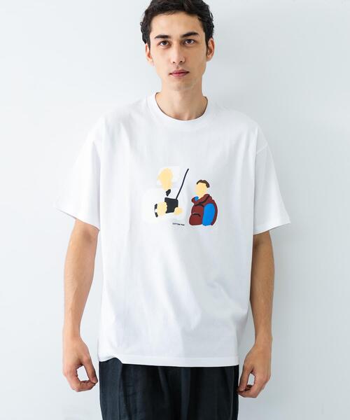 cotton pan（コットンパン）の「COTTON PAN　E&M（Tシャツ/カットソー・メンズ・ホワイト・SMALL/MEDIUM/LARGE）」の5枚目の写真