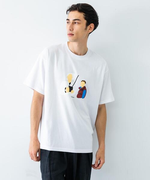 cotton pan（コットンパン）の「COTTON PAN　E&M（Tシャツ/カットソー・メンズ・ホワイト・SMALL/MEDIUM/LARGE）」の6枚目の写真