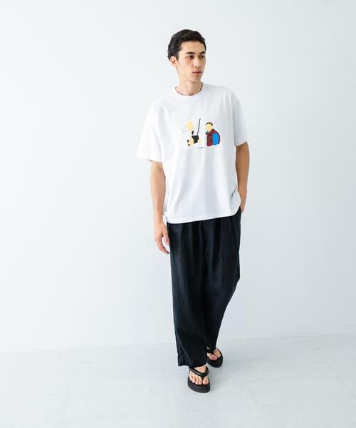 cotton pan（コットンパン）の「COTTON PAN　E&M（Tシャツ/カットソー・メンズ・ホワイト・SMALL/MEDIUM/LARGE）」の9枚目の写真