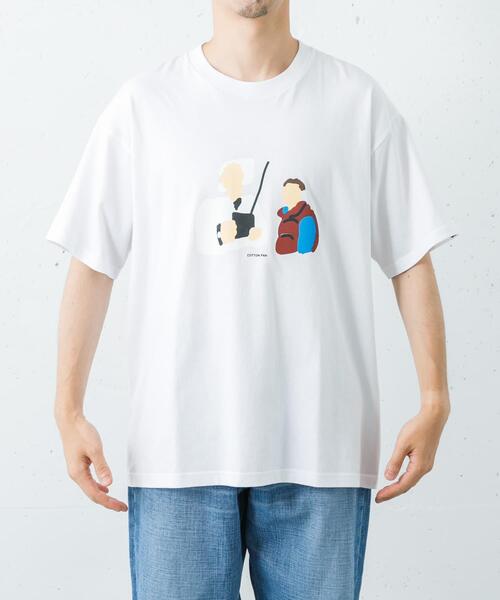 cotton pan（コットンパン）の「COTTON PAN　E&M（Tシャツ/カットソー・メンズ・ホワイト・SMALL/MEDIUM/LARGE）」の17枚目の写真
