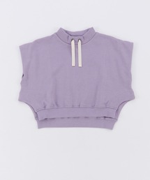 モックネックスウェットベスト