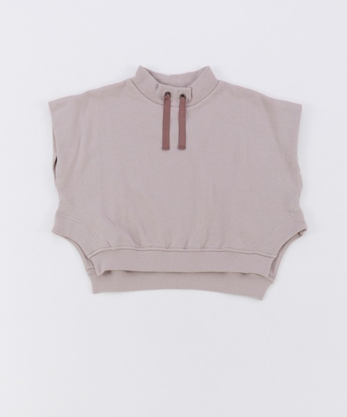 Ocean&Ground（オーシャン&グラウンド）の「ﾓｯｸﾈｯｸｽｳｪｯﾄﾍﾞｽﾄ（ベスト・キッズ・ライトパープル/グレイッシュベージュ/ブラック・140/130/120/110/100/90）」の3枚目の写真