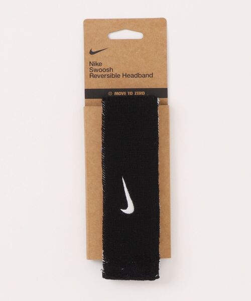NIKE(ナイキ)の「《NIKEアパレル》SWクラシックリバーシブルヘッドバンド(ヘアバンド・メンズ・グレー/レッド/ピンク/ブラック×ホワイト/ロイヤルブルー/ネイビー×ホワイト・フリー)」の1枚目の写真