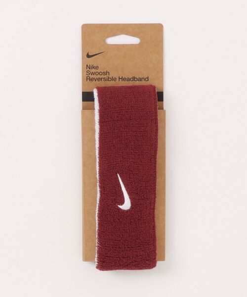 NIKE(ナイキ)の「《NIKEアパレル》SWクラシックリバーシブルヘッドバンド(ヘアバンド・メンズ・グレー/レッド/ピンク/ブラック×ホワイト/ロイヤルブルー/ネイビー×ホワイト・フリー)」の6枚目の写真