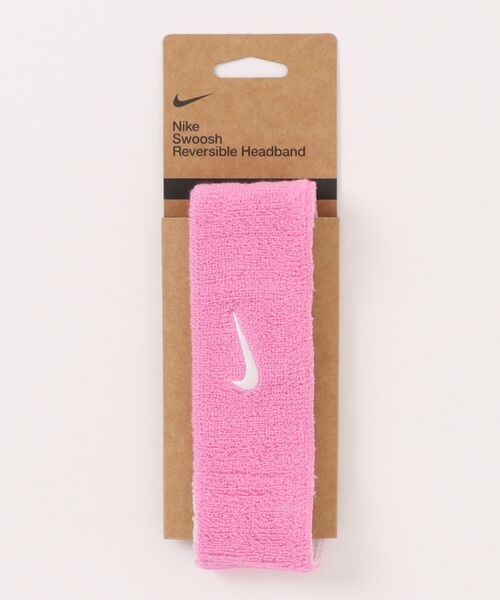 NIKE(ナイキ)の「《NIKEアパレル》SWクラシックリバーシブルヘッドバンド(ヘアバンド・メンズ・グレー/レッド/ピンク/ブラック×ホワイト/ロイヤルブルー/ネイビー×ホワイト・フリー)」の5枚目の写真