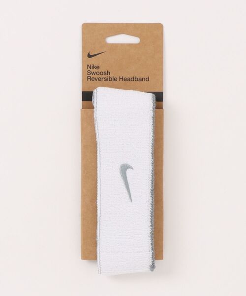 NIKE(ナイキ)の「《NIKEアパレル》SWクラシックリバーシブルヘッドバンド(ヘアバンド・メンズ・グレー/レッド/ピンク/ブラック×ホワイト/ロイヤルブルー/ネイビー×ホワイト・フリー)」の8枚目の写真